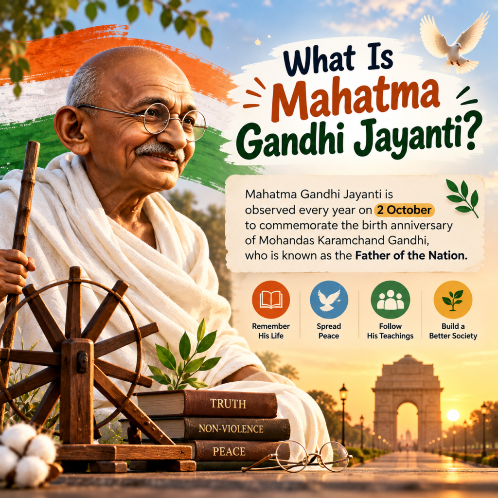 Mahatma Gandhi Jayanti celebration and tribute to Mahatma Gandhi